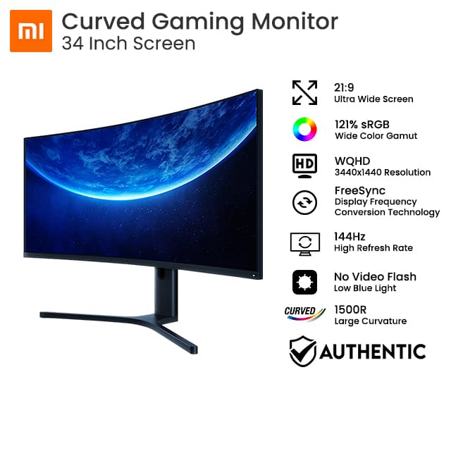Xiaomi Mi Curved Gaming Monitor 34" - Smartzonekw