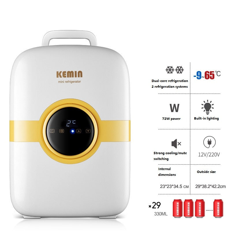 Kemin 22L Mini Car Refrigerator-smartzonekw