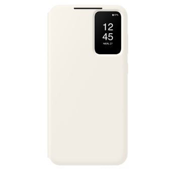 Samsung Galaxy S23+ Smart View Wallet Case - Cream (EF-ZS916CUEGWW)-smartzonekw