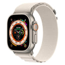 Apple Watch Ultra GPS + Cellular, 49mm Titanium Case with Starlight Alpine Loop-smartzonekw