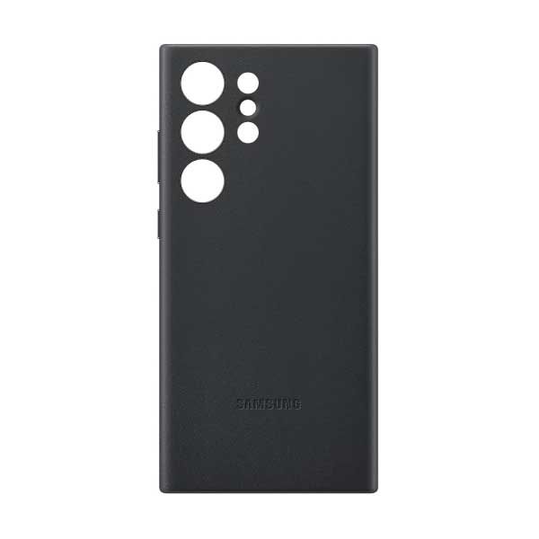 Samsung Galaxy S23 Ultra Leather Case - Black (EF-VS918LBEGWW)-smartzonekw