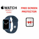 Apple Watch Series 7 GPS 45mm with Free Screen Protector-smartzonekw