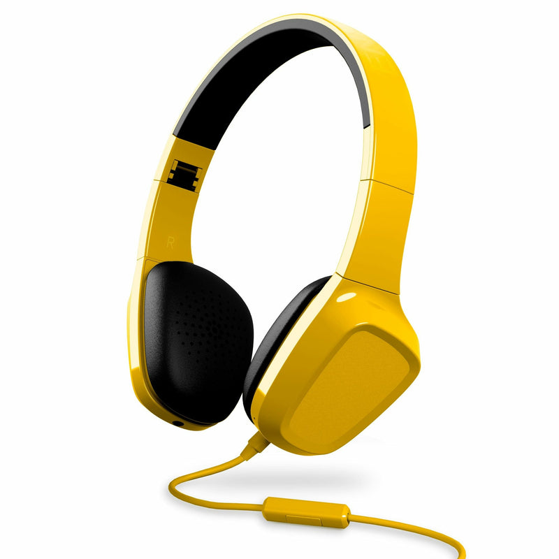 Energy Sistem (Mic,Control Talk, Audio-In, Foldable, Detachable Cable) Headphones 1 - Yellow - Smartzonekw