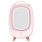 Baseus Beauty Fridge 13L with Makeup Mirror and LED Light 22V CN Plug-Pink-smartzonekw Kuwait