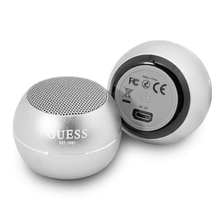 Guess Bluetooth Mini aluminum Speaker 3W, battery 300 mAh-smartzonekw