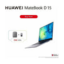 HUAWEI MateBook D 15, 13-Inch Laptop 10th Gen Intel Core I3-10110U, 8GB Ram, 256GB Rom - Space Gray-smartzonekw