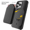 GHOSTEK Exec 5 Black Leather Flip Wallet Case for  iPhone 13 Pro-smartzonekw