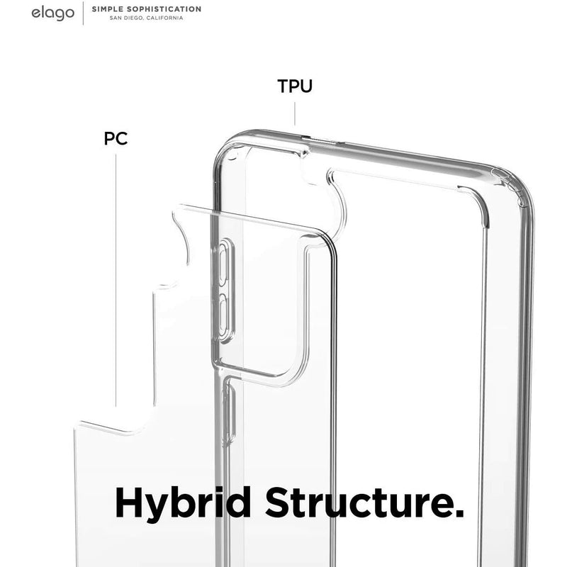 Elago Samsung Galaxy S21 Plus Hybrid Case - Transparent - Smartzonekw