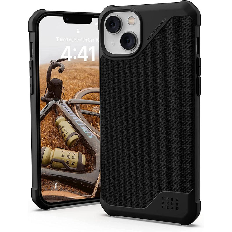 UAG iPhone 14 Plus MagSafe Metropolis LT Case- Kevlar Black-smartzonekw