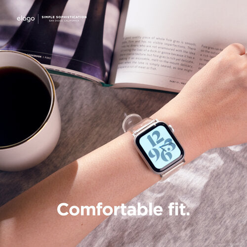 Elago Apple Watch 41/40mm TPU Band - Clear-smartzonekw
