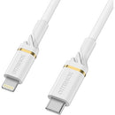 OtterBox Car Charger Bundle USB C 18W USB PD + USB C-Lightning Cable 1M - White (78-52697)-smartzonekw