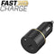 OtterBox Car Charger Bundle USB C 18W USB-PD + USB C-C Cable 1M - Black (78-52543)-smartzonekw
