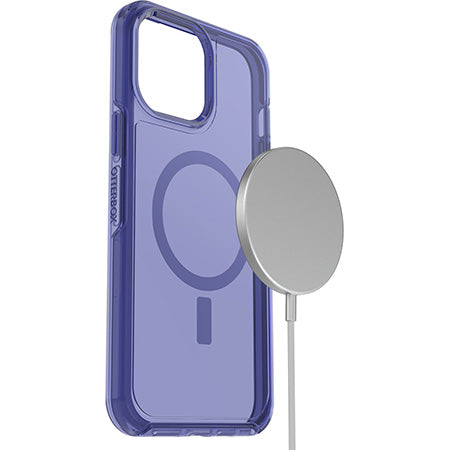 OtterBox iPhone 13 Pro Max/ 12 Pro Max Symmetry Plus Magsafe Clear Case - Translucent Blue - Smartzonekw