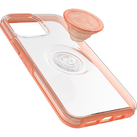 OtterBox iPhone 13 Pro Max/ 12 Pro Max Otter+Pop Symmetry Clear Case - Clear/Coral - Smartzonekw