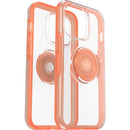 OtterBox iPhone 13 Pro Otter+Pop Symmetry Clear Case - Clear Coral - Smartzonekw