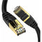 Cable Ethernet Cat8 para interiores y exteriores, resistente a los rayos UV, impermeable, enterramiento directo (2000 MHz) (1M) - smartzonekw