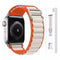 Apple Watch Alpine Loop Chain Strap - Orange / White - Smartzonekw