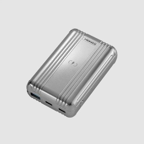 Momax Q.Power Go Mini Wireless Battery Pack 10,000mAh 20W - Silver (IP101S) - smartzonekw