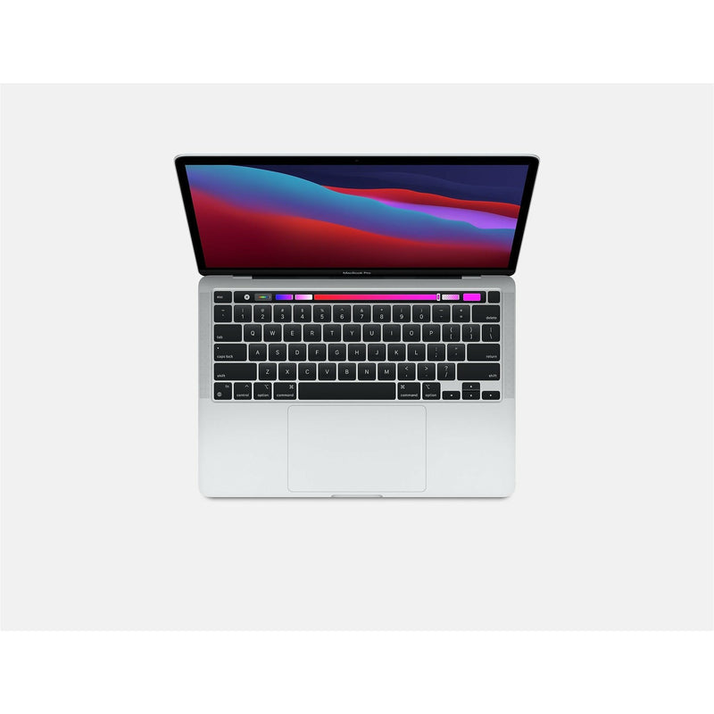 13-inch MacBook Pro (2020) with M1 Chip with 8-Core CPU and 8-Core GPU 8GB Ram & 512GB Storage, English keyboard - Silver (MYDC2B/A) - smartzonekw