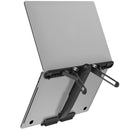 Momax Fold Stand Portable Tablet & Notebook Stand - Black (KH2D) - Smartzonekw