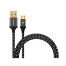 Momax GO Link 1.2m Micro USB to USB Cable (Black) -DDM11D - smartzonekwMomax GO Link  Micro USB to USB Cable 1.2m - Dark Gray (DDM11D)-smartzonekw