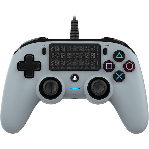 Nacon Wired Compact Controller For PlayStation 4 - Gray - smartzonekw
