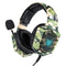 Onikuma K8 Professional Gaming Headset ,Noise Cancellation - Army Green - smartzonekw