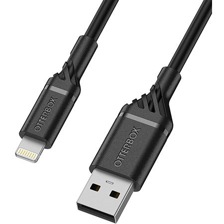 Otterbox Lightning to USB-A Cable - Standard 1Meter - Matte Black - smartzonekw