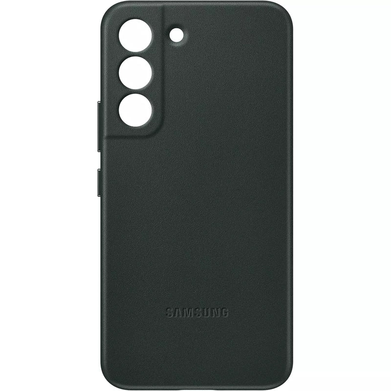 Samsung Galaxy S22 Leather Cover  - Forest Green (EF-VS901LGEGWW)-smartzonekw