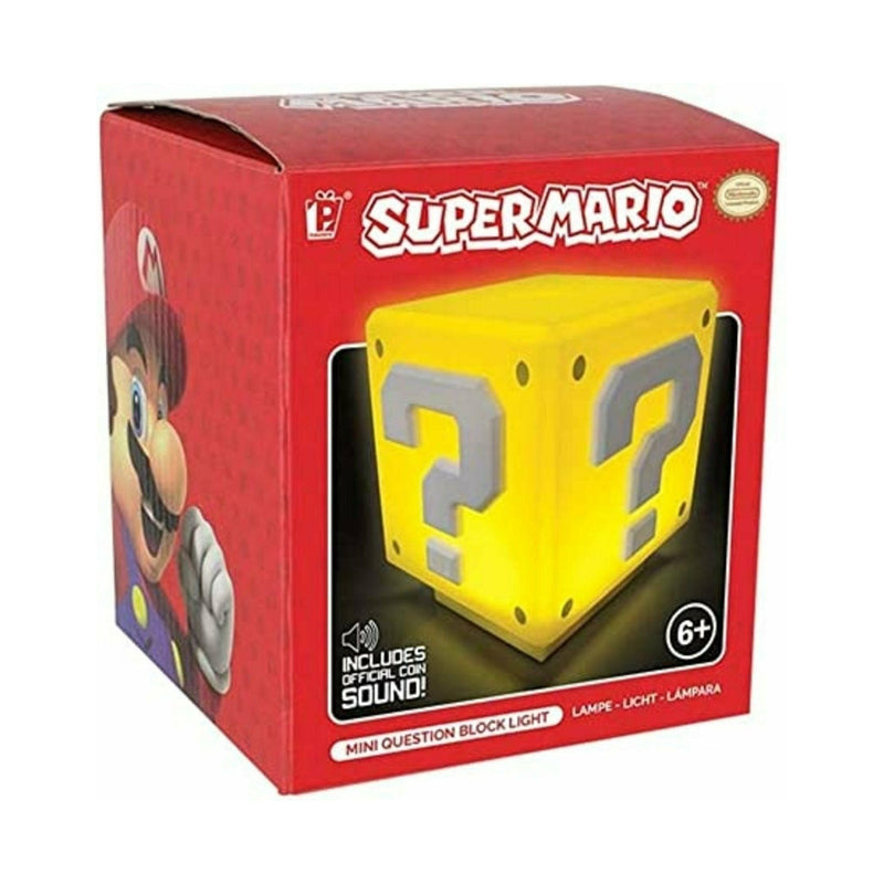 Super Mario Brothers Question Block Lamp - Smartzonekw