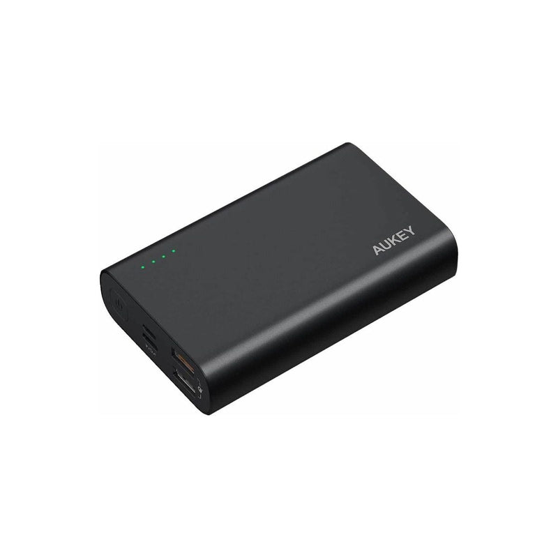 Aukey 10000mAh USB-C Power Bank with Quick Charge 3.0 & Power Delivery - Black - smartzonekw