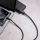 Aukey CB-AKL2 BK Kevlar Core Lightning to USB-A Cable  (2m / 6.6ft) - Black - smartzonekw