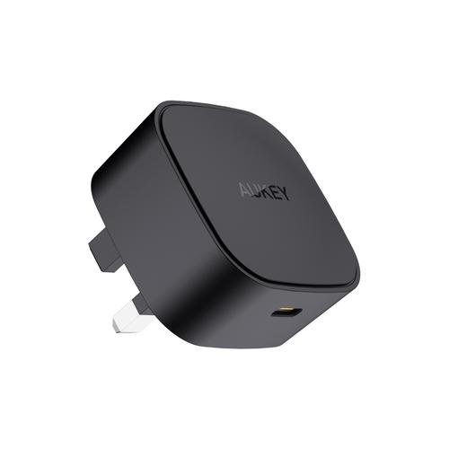Aukey 20W Power Deliver USB C Mini Charger - Black (PA-Y25 Blk)-smartzonekw