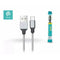 Devia Tube Cable USB to Type C (2.4A,1M) - Black - Smartzonekw