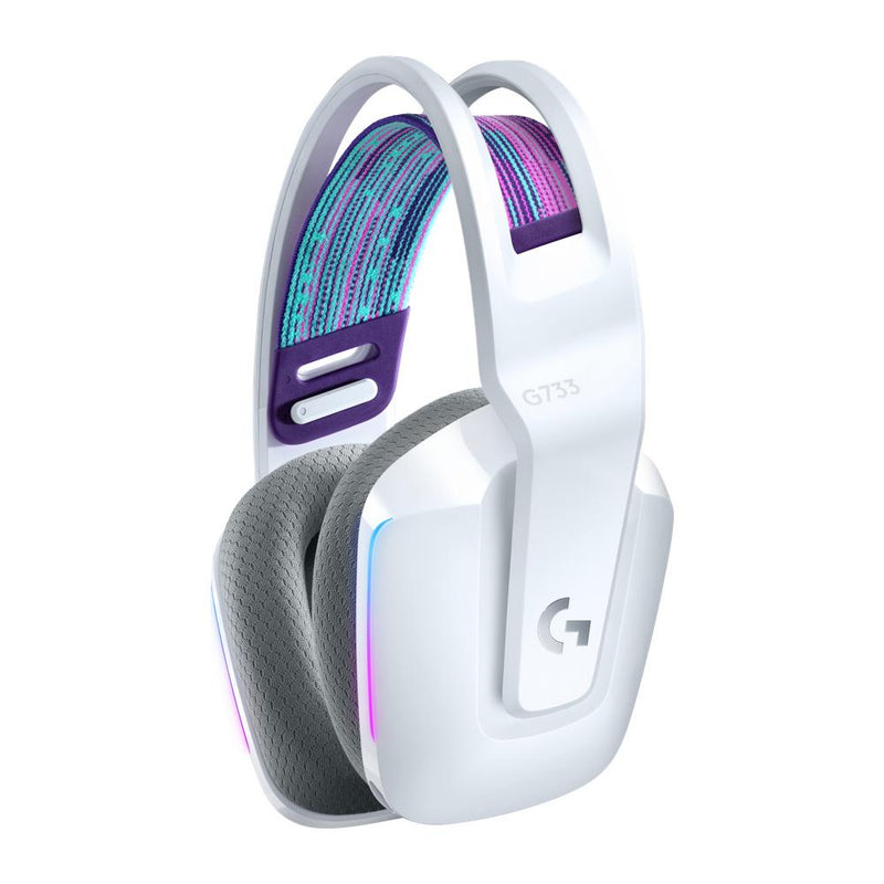 Logitech G733 LIGHTSPEED Wireless RGB Gaming Headset - White - smartzonekw