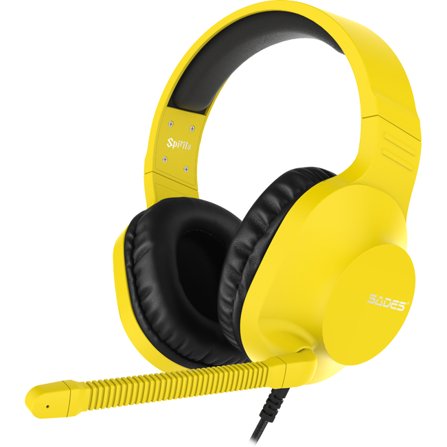 Sades Spirits Gaming Headset - Yellow - smartzonekw