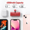 Iwalk Link Me Plus Pocket Battery 4500 Mah  for iPhone - Red-smartzonekw